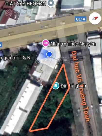 Ngân hàng thanh lý đất gần đại học võ trường toản