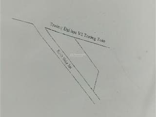 Ngân hàng thanh lý đất gần đại học võ trường toản