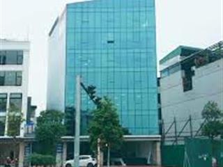 Bán tòa nhà mặt phố hoàng ngân cầu giấy 222m2 8 tầng mặt tiền 15m 220 tỷ vănphòng 2 thangmáy 1 hầm