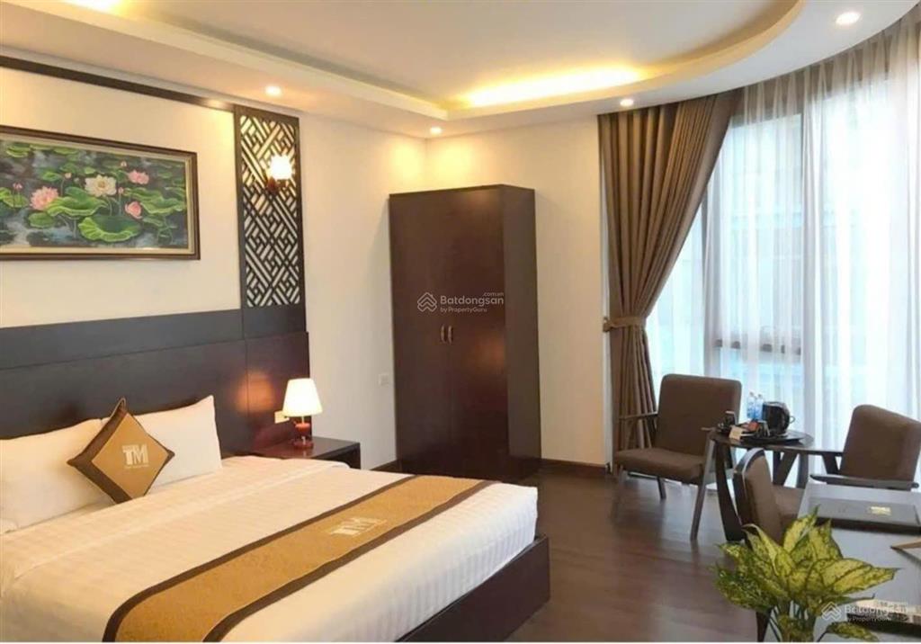 Bán khách sạn lê đức thọ 130m2 9 tầng mặt tiền 25m 1,5 tỷ 5 sao hđ thuê 600 triệu/tháng cc