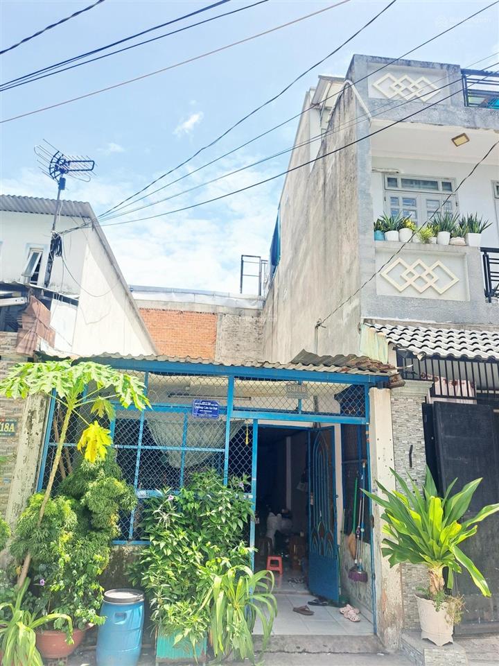 Nhà sát chợ gò xoài hẻm xe hơi dt 52m2 (4x13)  chỉ 4,1 tỷ