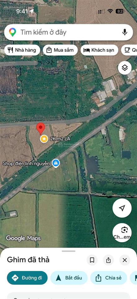 Chính chủ cần bán 2,107m2 100% đất thổ cư hòa khánh nam, đức hòa, long an
