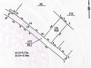 Bán đất hàng f0 tại liên mạc 4,8 tỷ, 40 m2, mặt tiền 3.8m.
