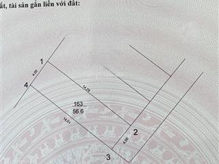Bán đất tại liên mạc, 6,6 tỷ, 57m2, mặt tiền 4m, 15m ra ô tô tránh đỗ