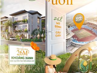Bán nhanh liền kề lk28 economy an khánh đối diện công viên giá 185 triệu