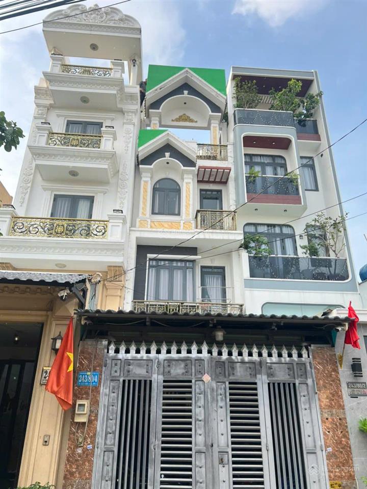 Nhà 4x24, 3,5 tấm hẻm 8m xe hơi đậu cửa, liên khu 4  5