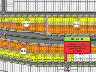 Cắt lỗ  bán lô kẹp vệt cây xanh  sạch sẽ  không dính cống trụ  3 mặt thoáng