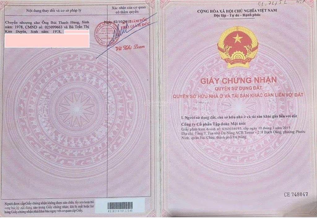 Bán nhanh lô mặt tiền đười 29/3 giá tốt