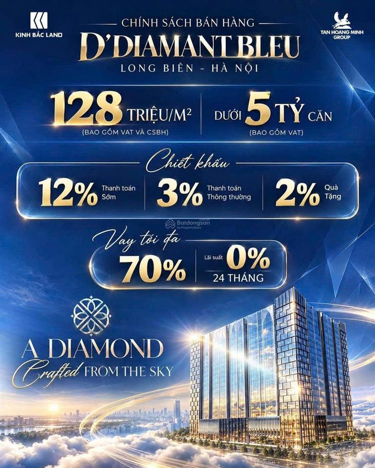 Bán căn hộ chung cư tại d. diamant bleu, giá thỏa thuận, 43.2m2, 1pn, 1wc, hướng bắc