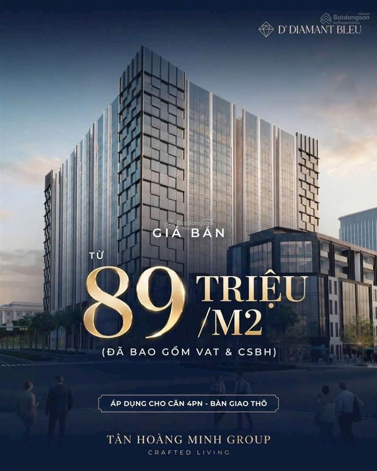 Bán căn hộ chung cư tại d. diamant bleu, giá thỏa thuận, 43.2m2, 1pn, 1wc, hướng bắc