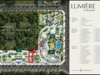 Chỉ hơn 100tr/m2  bán nhanh căn hộ 1pn 45m2 rẻ nhất lumiere evergreen vinhomes smart city