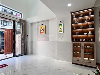 Nhà 1 trệt lững lầu sân thượng trước sau dt 43,1m2 hoàn công đủ cách mặt tiền 15m bến bình đông