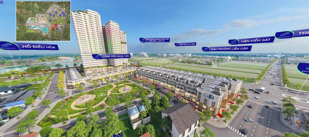 Tiện ích nội khu đẹp nhất p. vạn xuân, phổ yên, tn, có quảng trường lớn thứ hai miền bắc