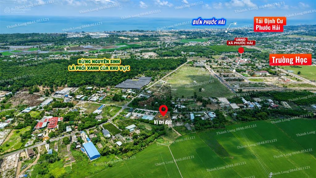 999 triệu sở hữu đất ven biển phước hải, shr  cách biển 2km!