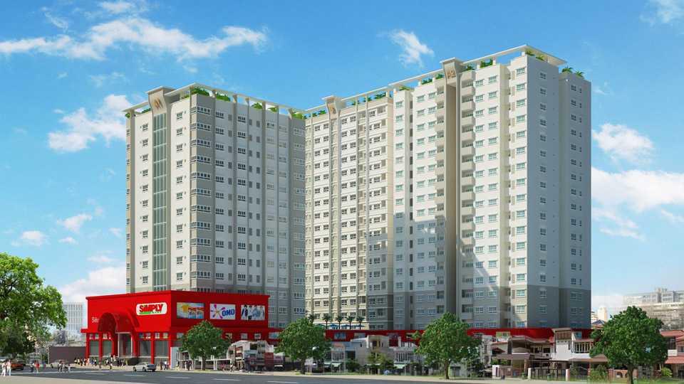 Cần cho thuê căn hộ 2 pn, 2 toilet, có nội thất cơ bản chung cư i home gò vấp.