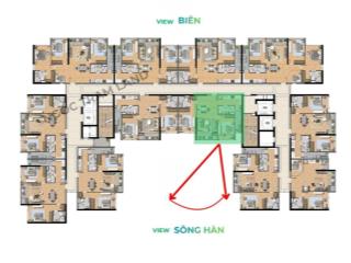 Giá cực sốc! bán gấp căn hộ biển cao cấp the sang 2pn  võ nguyên giáp, cách biển mỹ khê chỉ 200m