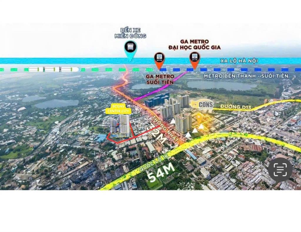 Chỉ 157 triệusở hữu căn hộ "view triệu đô" giữa quảng trường đa tầng và cầu kính