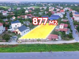 Cần bán gấp lô đất 877m² mặt đường dh85 tại tống trân, hưng yên), mt đường 28m