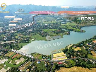 Đất hòa bình view hồ đá bạc  chỉ nhỉnh 2 tỷ/lô ~180m full thổ cư