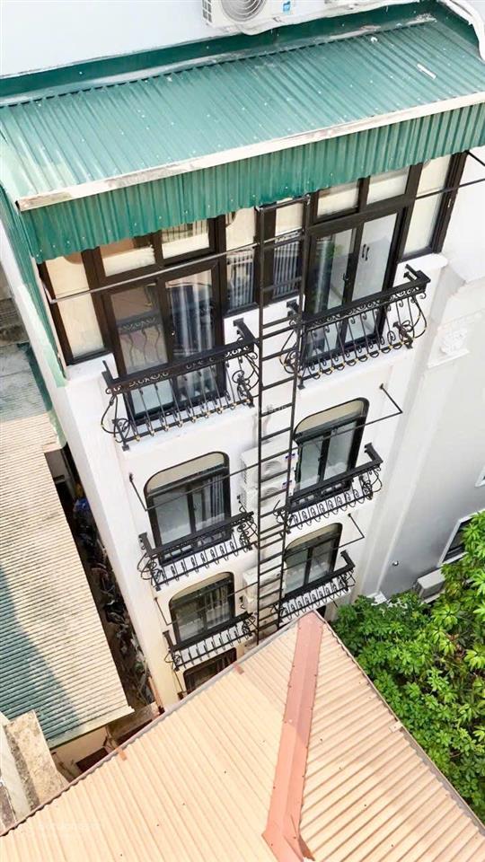 Bán tòa dòng tiền 5 bước chân ra ô tô 55m 6 tầng thang máy, đường hoàng mai 13 phòng full nội thất