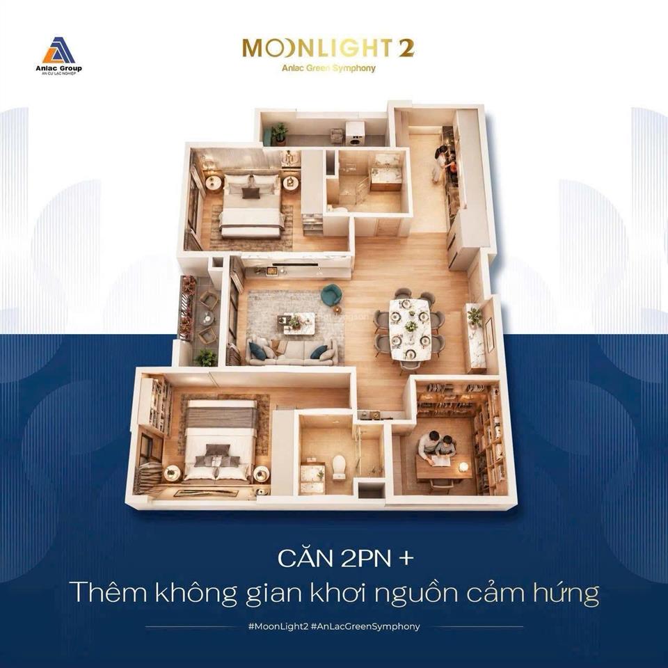 Căn 2n chỉ nhỉnh 4 tỷ, hướng đông nam, view thoáng, ban công ngập tràn ánh sáng