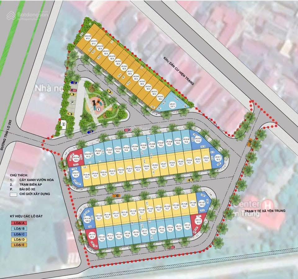 Cần bán đất nền dự án yên trung residence, yên trung, bắc ninh