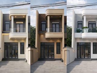 Nhà phố 1 trệt 1 lầu cần bán, mặt tiền đường nhựa 6m