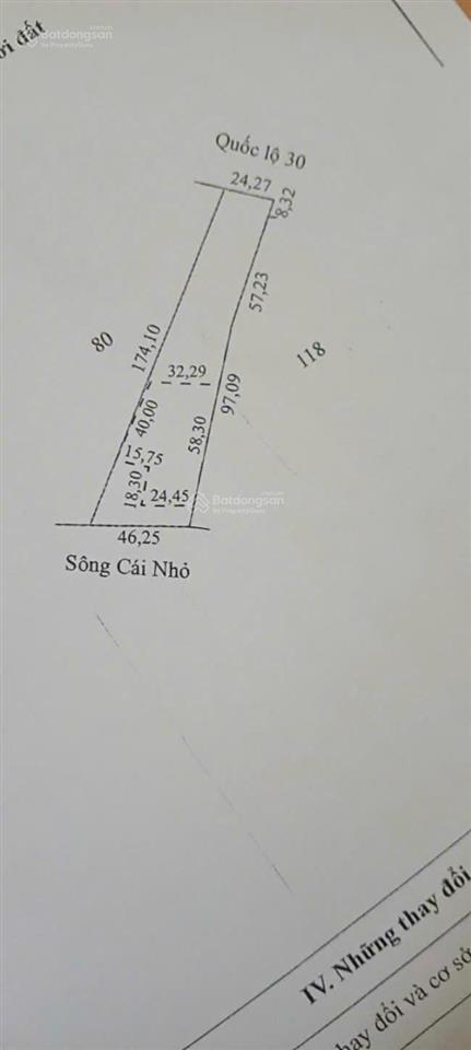 Chính chủ bán lô đất 5.269m²  ql30, bình hàng tây, cao lãnh, đồng tháp