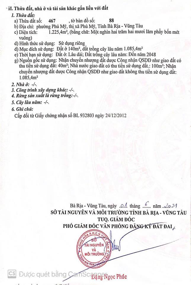 Chỉ còn 2 lô đất đẹp phường phú mỹ  tx. phú mỹ .  0765 379 ***