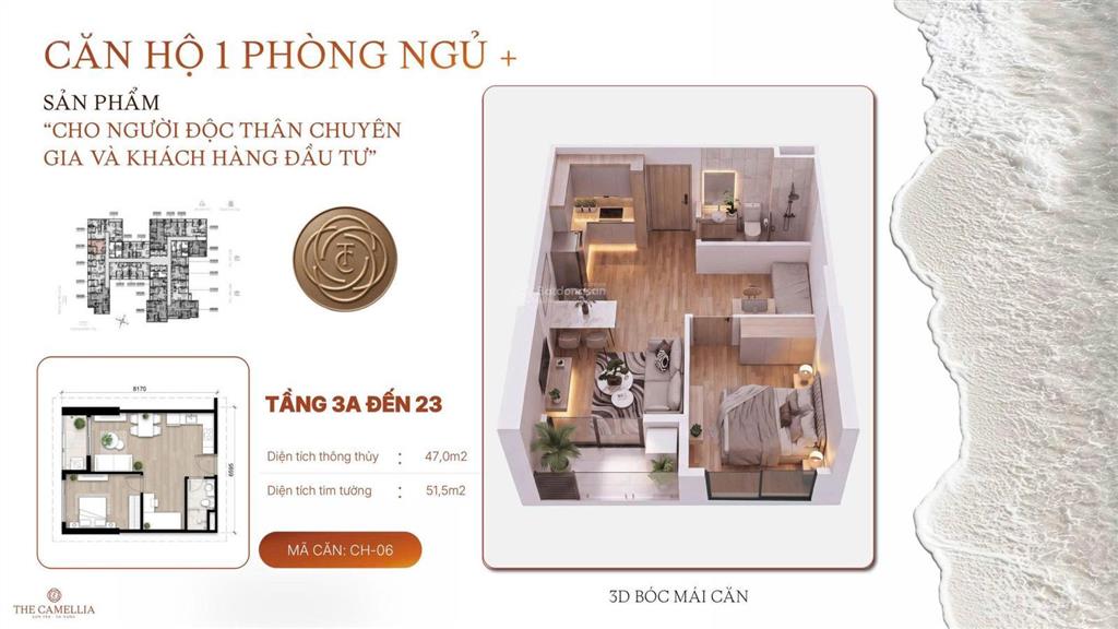 Căn hộ ven biển trung tâm  hộ khẩu sơn trà  giá chỉ từ 1 tỷ 8 đã vat