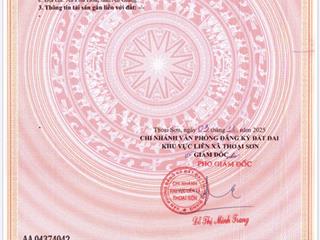 E long bán 3671 m2 đất thổ cư. cách long xuyên 7km