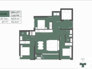 Căn 3pn lift trục 20| 14,99 tỷ tầng đẹp| lumière essence peak cổ loa view sông