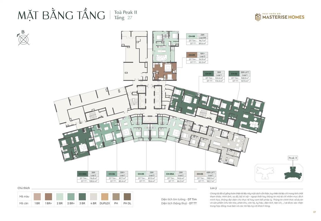 Căn 4pn 181,6 m2 vip tổng thống, thang máy riêng, 33, tỷ lumière essence peak, vinhomes cổ loa