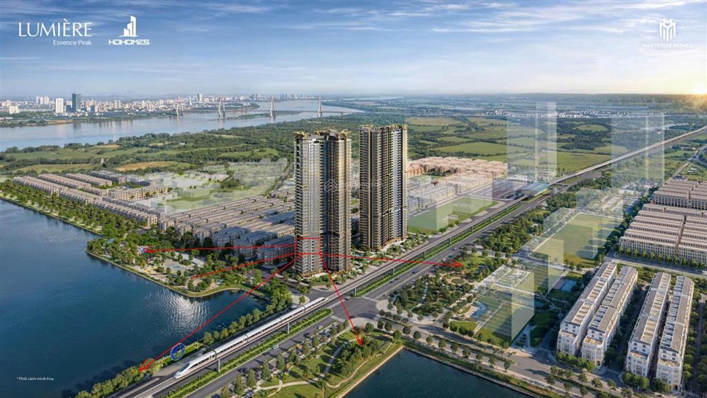 Căn 4pn 181,6 m2 vip tổng thống, thang máy riêng, 33, tỷ lumière essence peak, vinhomes cổ loa