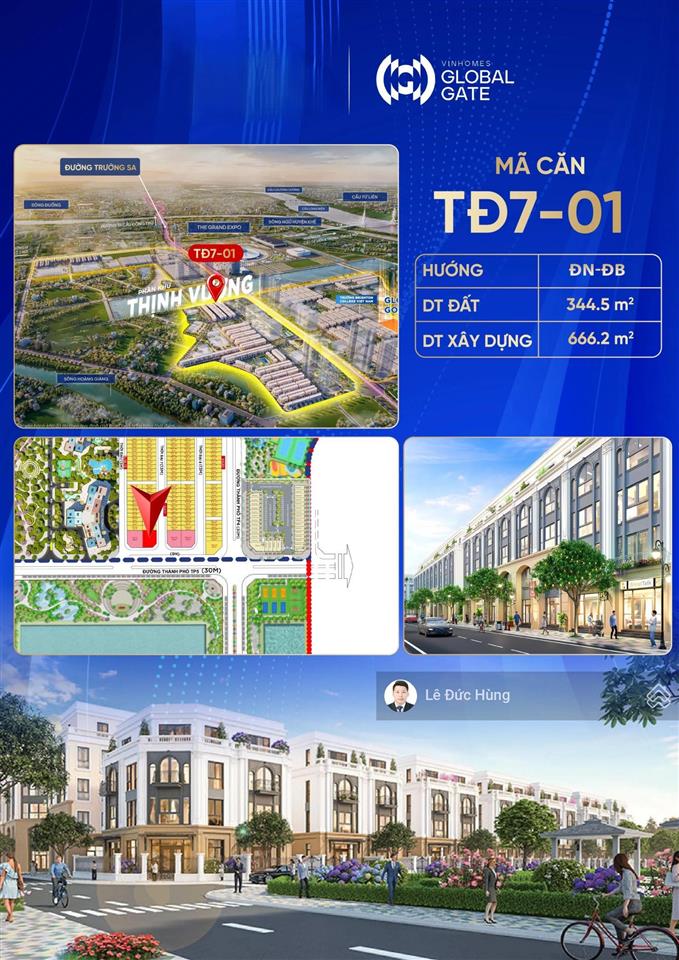 Biệt thự đơn lập 344,5m2 mặt hồ, 232 tỷ vinhomes global gate cổ loa