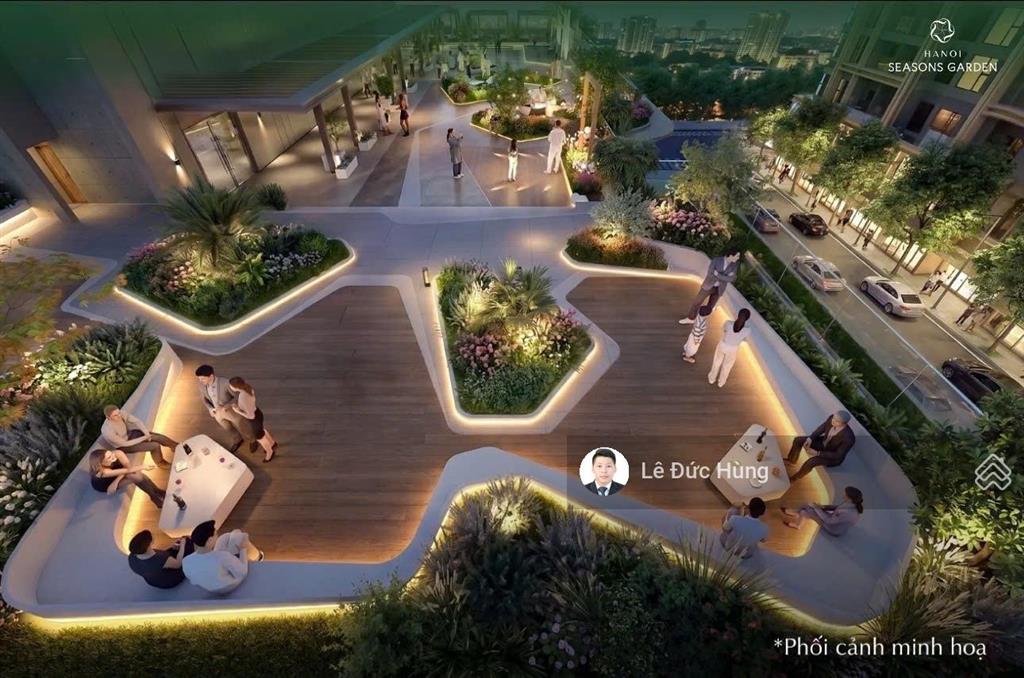 Căn 2n trục 15a view công viên nội khu, 80,9m2 11,33 tỷ tại cao xà lá  hanoi seasons garden
