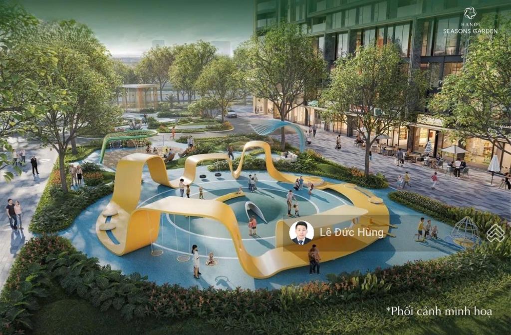 Căn 2pn view công viên nội khu, 11,18 tỷ, 77m2, tại hanoi seasons garden (cao xà lá) giá cực tốt