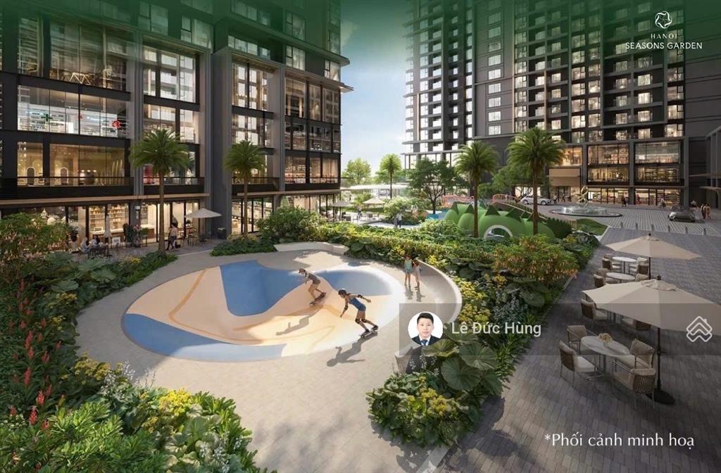 Căn 2pn view công viên nội khu, 11,18 tỷ, 77m2, tại hanoi seasons garden (cao xà lá) giá cực tốt