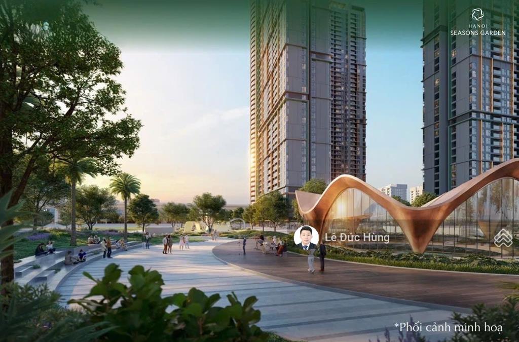 Căn hộ 4pn 20,12 tỷ 141,7m2 kính cong, giá rẻ nhất tại hanoi seasons garden (cao xà lá)