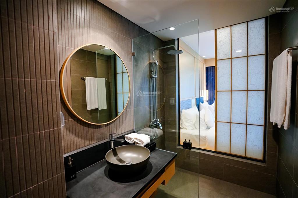 Căn studio khoáng nóng wyndham thanh thủy full nội thất 5* + bồn ngâm riêng tại phòng