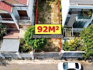 Bán đất xây nhà 92m2 hẻm oto  nở hậu 5m phong thủy đẹp  hướng đông bắc mát mẻ  trung tâm