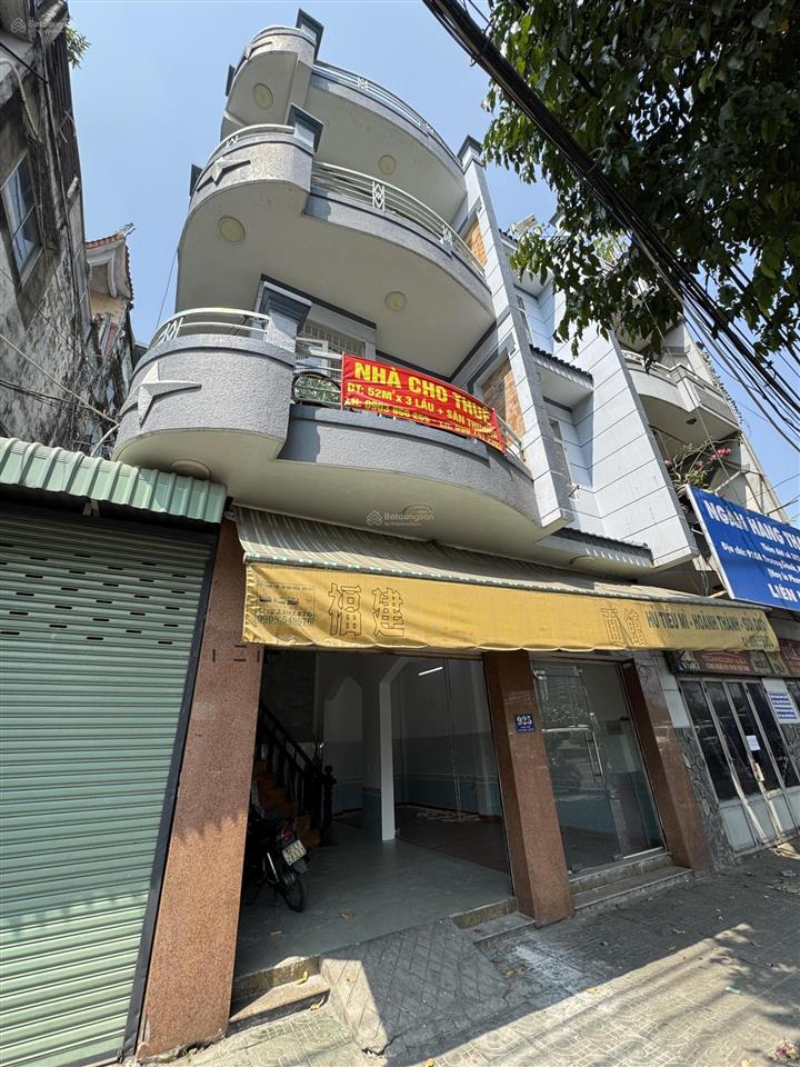 Cho thuê nhà 4 tầng mặt tiền 925 trường chinh, p. tây thạnh, diện tích 1 sàn 7,15m x 7,35m