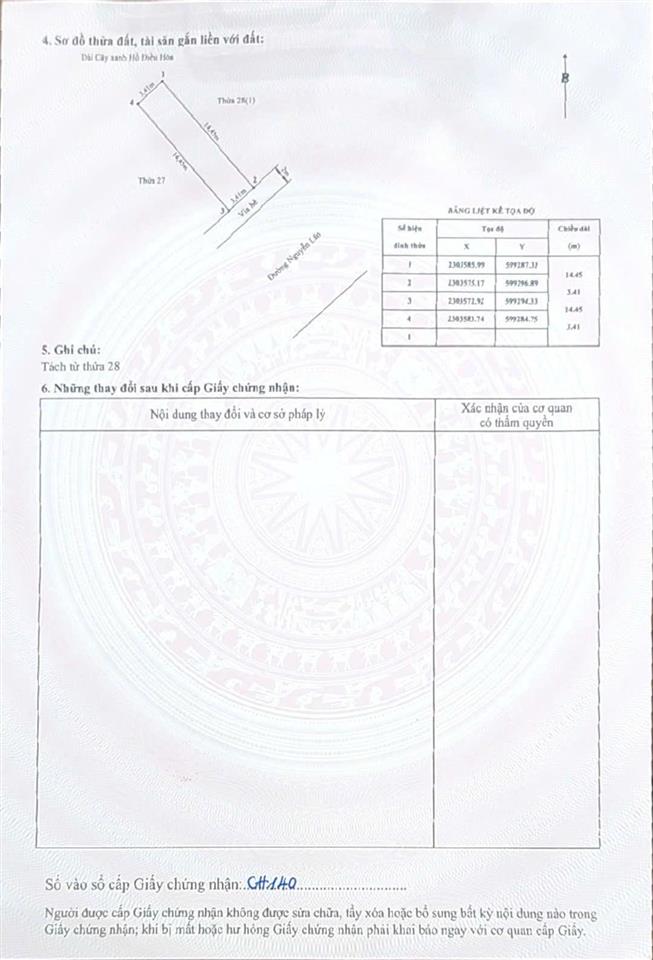 Chính chủ bán đất 144 đồng xá 2 (nguyễn lân) cát bi, hải an, hải phòng