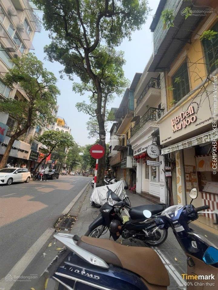 Mặt phố quán thánh  ba đình 50m2, mặt tiền 6m, nhà 4 tầng  vị trí rất đẹp, vỉa hè kd tốt  sđcc