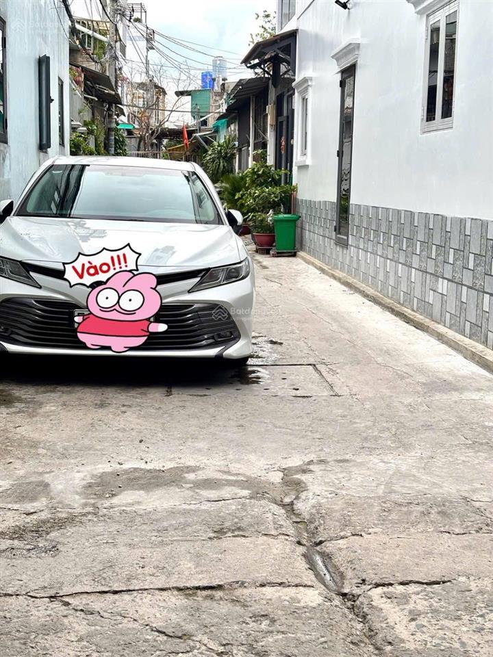 Nhà ngang lớn gần 6m dài 15m hẻm xe hơi thông tô ký  sát phần mềm quang trung  gò vấp chỉ 4,3 tỷ
