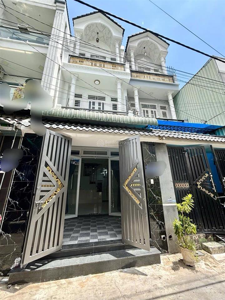 Bán nhà nguyễn thị đặng 3 tầng kiên cố70m2ngay trường học võ trường toản5phút về gò vấp hợn 5tỷ