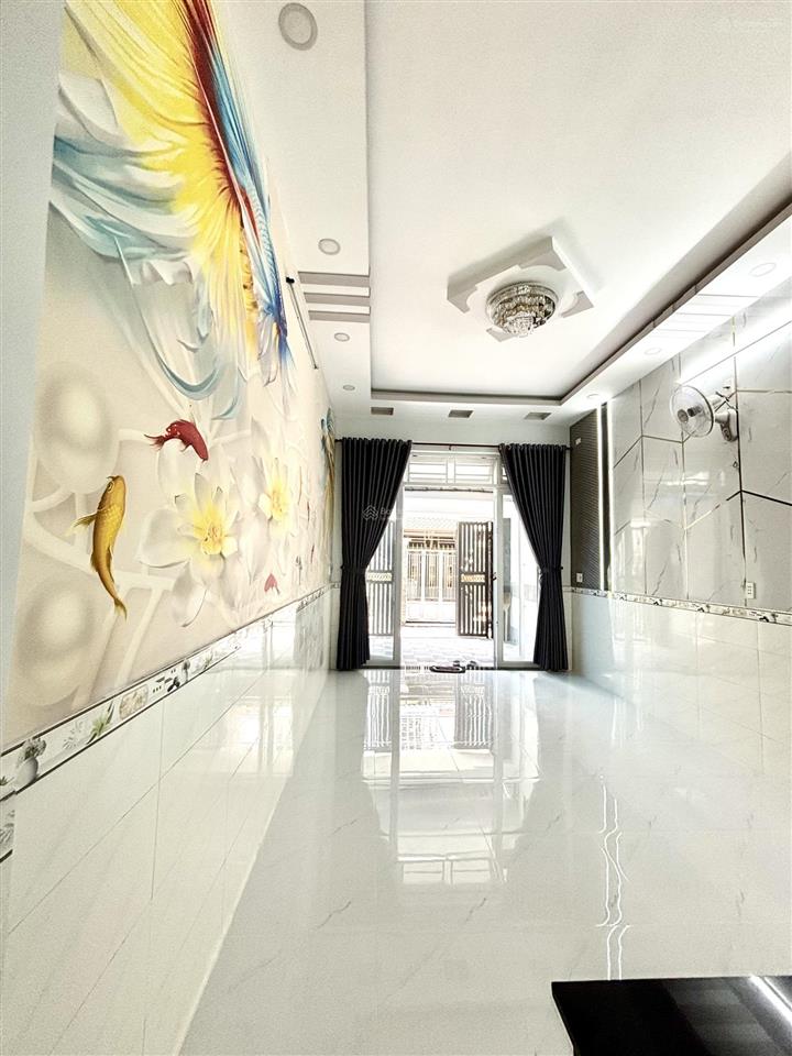 Bán nhà nguyễn thị đặng 3 tầng kiên cố70m2ngay trường học võ trường toản5phút về gò vấp hợn 5tỷ