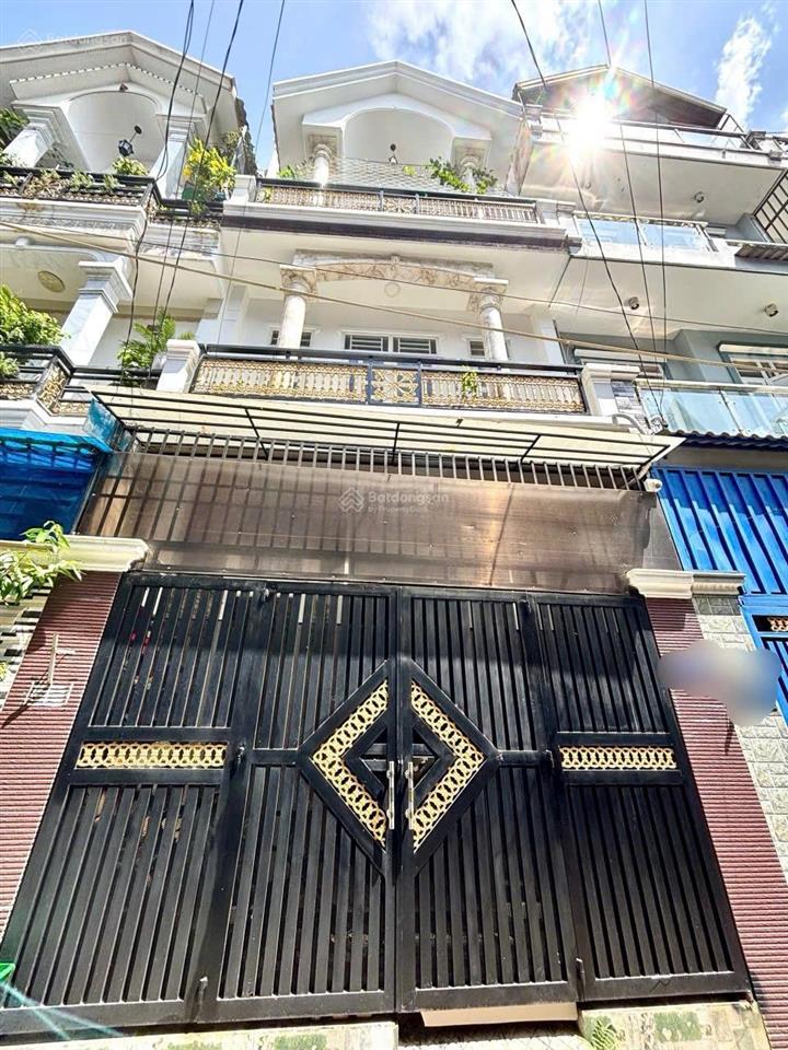 Bán nhà trung tâm quận 12trương thị hoamega hiệp phúsát gò vấp hẻm ô tô 4 tầng 56m2 ngang 5m