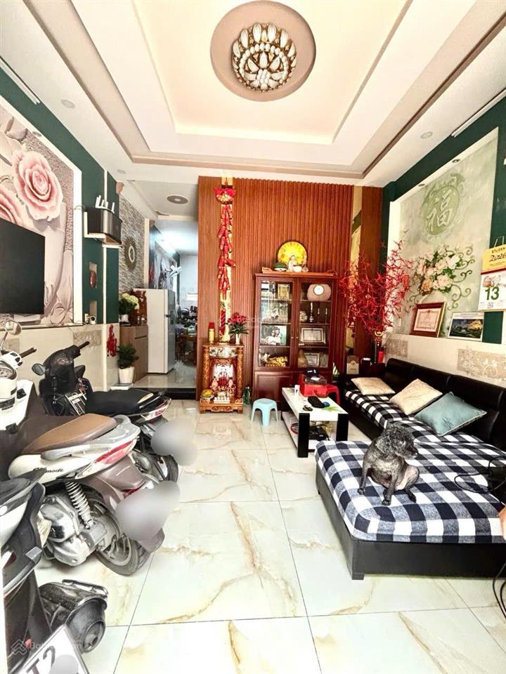 Bán nhà trung tâm quận 12trương thị hoamega hiệp phúsát gò vấp hẻm ô tô 4 tầng 56m2 ngang 5m