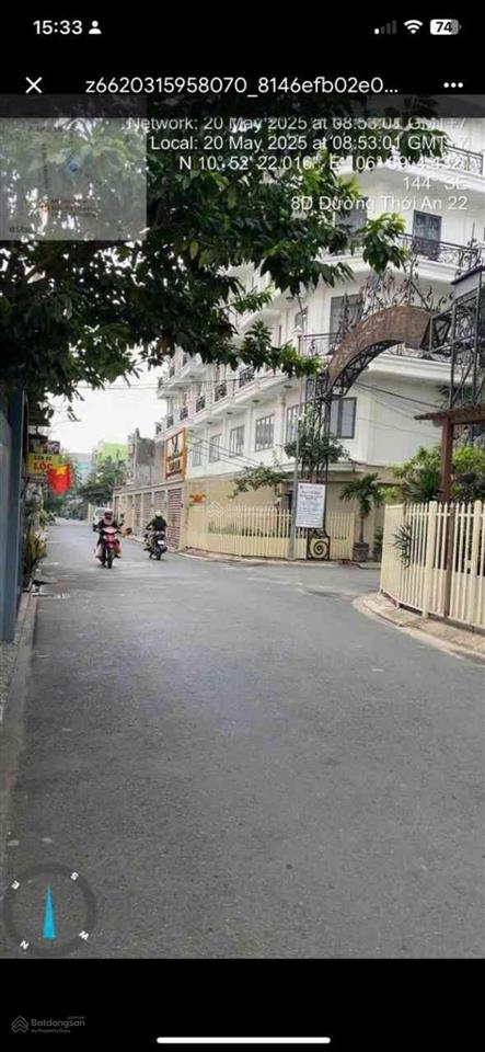 Mặt tiền thới an 22 nhà 5 tầng vừa ở vừa kinh doanh, 64m2 trần thị cờ q12 sát gò vấp chỉ 6,7tỷ tl